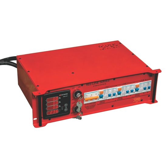 32 Amp Rackmount Db 6 X15A 1xSP outs